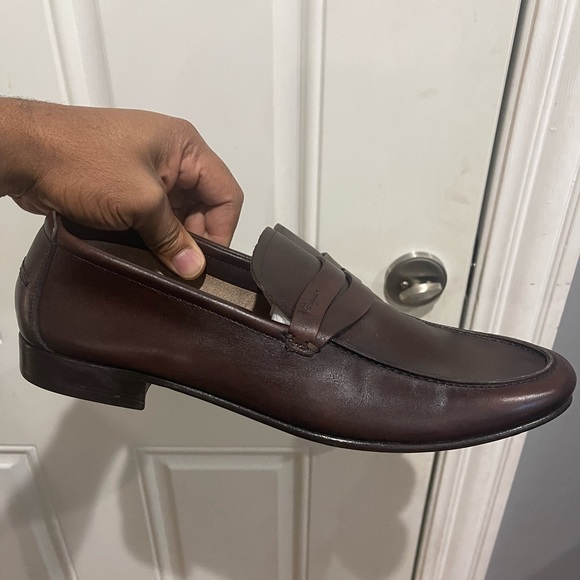 Salvatore Ferragamo Dark Brown Loafers Sz 12 D - Picture 5 of 16